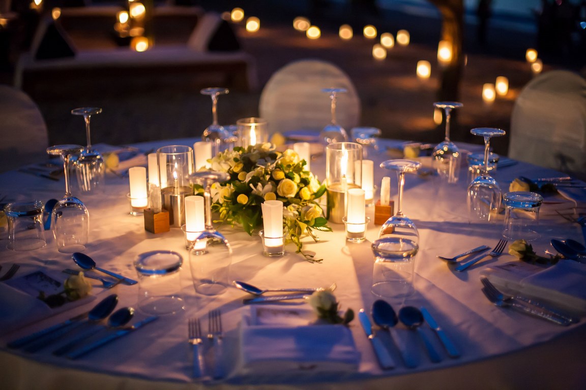 35212626 - wedding table setup outdoor